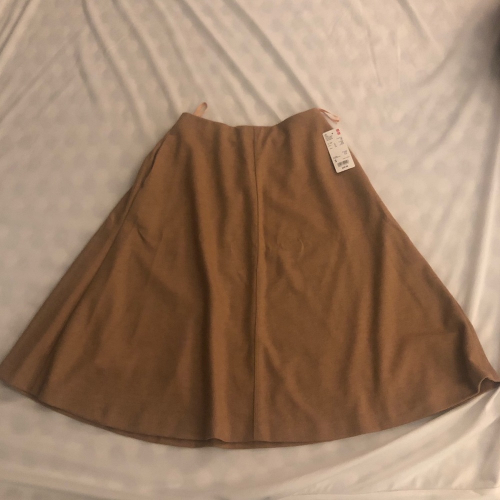 Uniqlo high-waisted wool-blend skirt - size small